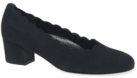 Gabor Gigi 32.221 Womens Suede Leather Court Shoe