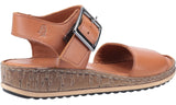 Hush Puppies Ellie Womens Wide Fit Leather Sandal
