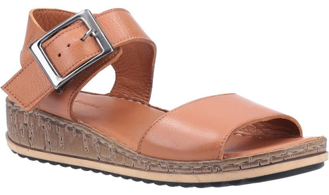 Hush Puppies Ellie Womens Wide Fit Leather Sandal