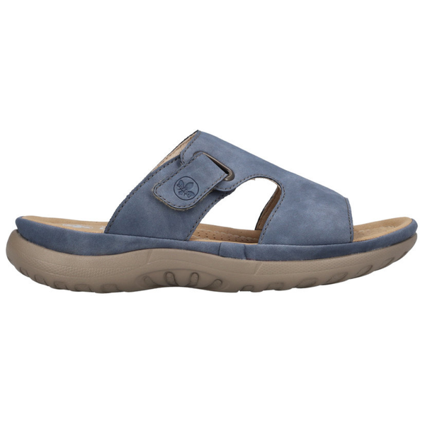 Rieker 64806 Pantolette voor dames, blauw, 36 EU Rieker 64806 Pantolette voor dames, blauw, 36 EU
