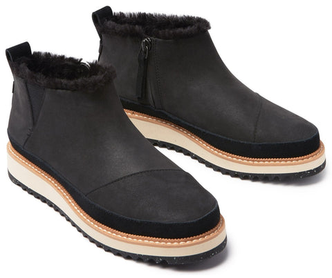 TOMS Marlo Womens Leather Ankle Boot