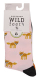 3 Pair Wild Feet Womens Jacquard Cotton Novelty Patterned Socks