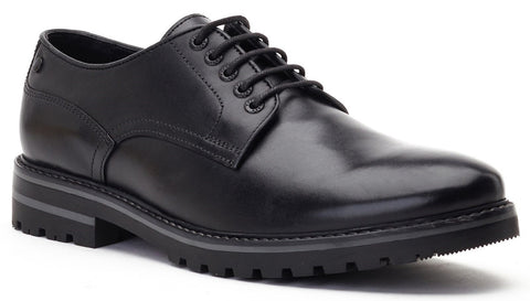 Base London Halsey Waxy Mens Leather Lace Up Derby Shoe