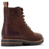 Base London Sparrow Mens Leather Lace Up Combat Boot