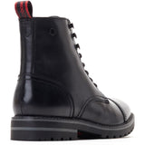 Base London Sparrow Waxy Mens Leather Lace Up Combat Boot