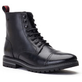 Base London Sparrow Waxy Mens Leather Lace Up Combat Boot