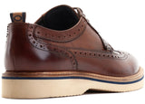 Base London Sully Mens Leather Lace Up Brogue Shoe