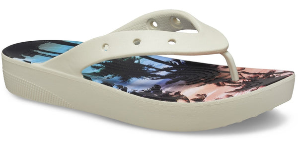 Crocs 208770 Summer Nostalgia Womens Platform Flip Flop