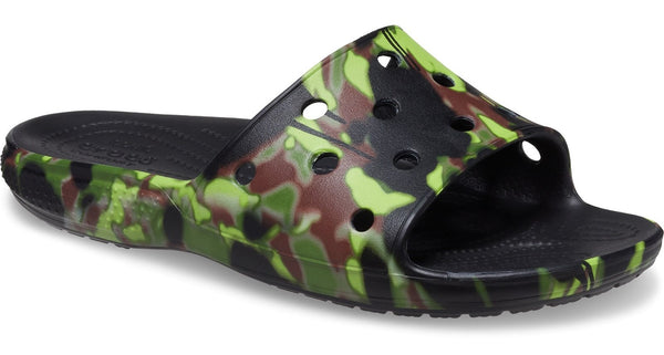 Crocs Spray Camo Mens Slide Sandal