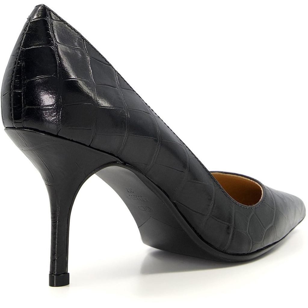 Dune Bold Womens Leather Court Shoe Robin Elt Shoes