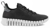 Ecco 218203-60719 Gruuv Womens Leather Lace Up Trainer