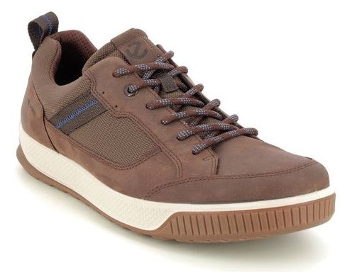 Ecco 501874-60511 GTX Byway Tred Mens Leather Lace Up Casual Shoe