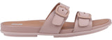 FitFlop Gracie Buckle 2-Bar Womens Leather Slide Sandal