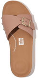 FitFlop iQushion Womens Leather Adjustable Buckle Slide Sandal