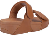 FitFlop Lulu Womens Leather Touch-Fastening Slide Sandal