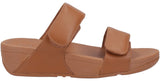 FitFlop Lulu Womens Leather Touch-Fastening Slide Sandal