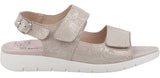 Fleet & Foster Begonia Womens Leather Touch-Fastening Sandal