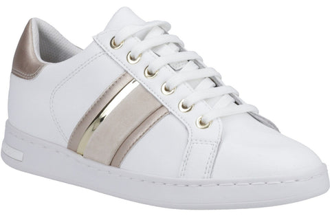 Geox D Jaysen E Womens Leather Lace Up Trainer