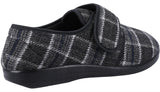 GBS Gerald Mens Extra Wide Fit Touch-Fastening Slipper