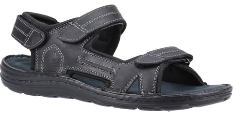 Hush Puppies Alistair Mens Leather Touch-Fastening Sandal