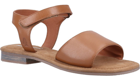 Hush Puppies Annabelle Womens Leather Touch-Fastening Sandal