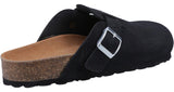 Hush Puppies Bailey Womens Leather Closed Toe Mule Sandal