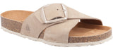Hush Puppies Becky Womens Leather Mule Sandal
