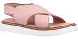Hush Puppies Clarissa Womens Leather Touch-Fastening Sandal