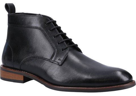 Hush Puppies Declan Mens Leather Lace Up Chukka Boot