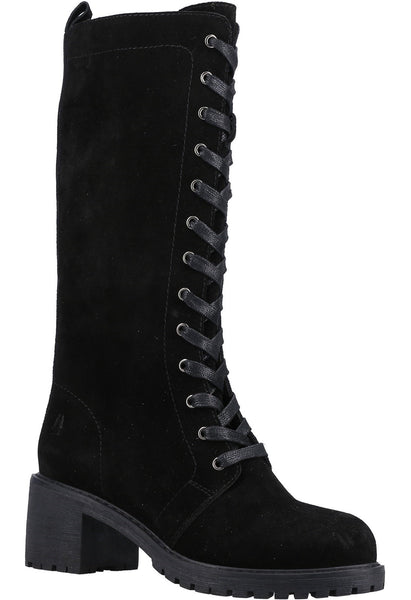 Hush Puppies Frankie Womens Leather Lace Up Boot