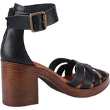 Hush Puppies Giselle Womens Buckle Fastening Leather Sandal