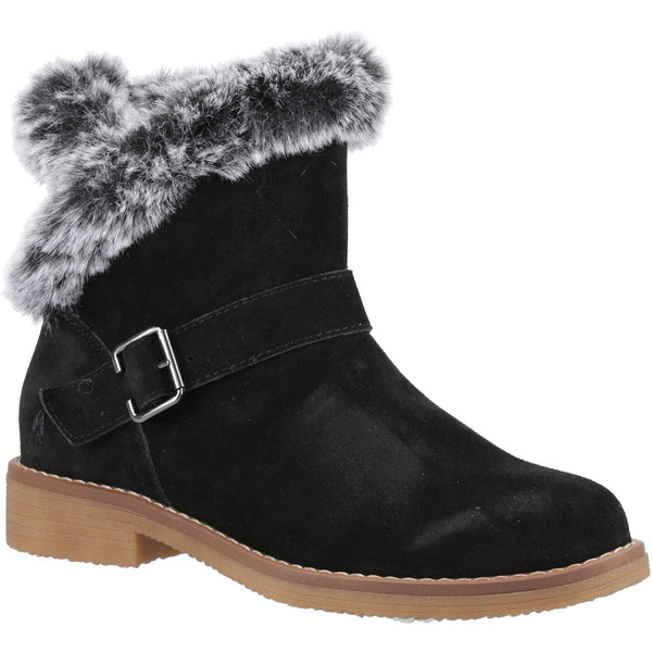 Hush Puppies Hannah Womens Suede Leather Ankle Boot Robin Elt Shoes
