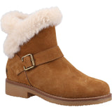 Hush Puppies Hannah Womens Suede Leather Ankle Boot