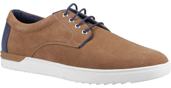 Hush Puppies Joey Mens Leather Lace Up Casual Shoe