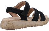 Hush Puppies Skye Womens Leather Touch-Fastening Sandal