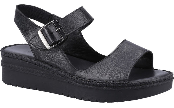 Hush Puppies Stacey Womens Leather Buckle Fastening Sandal – Robin Elt ...