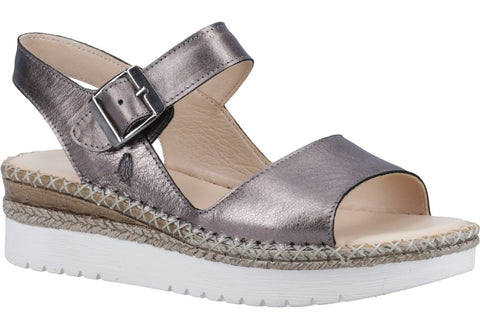 Hush Puppies Stacey Womens Leather Buckle Fastening Sandal