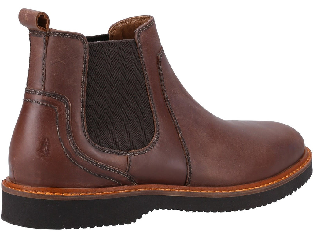 Hush Puppies Warren Mens Leather Chelsea Boot Robin Elt Shoes