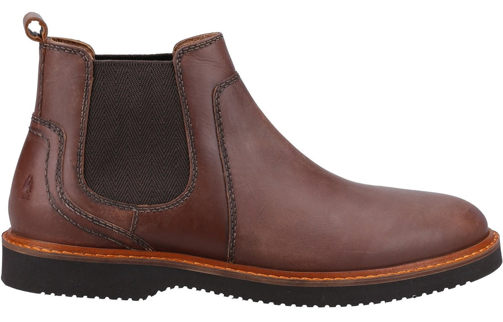 Hush Puppies Warren Mens Leather Chelsea Boot Robin Elt Shoes
