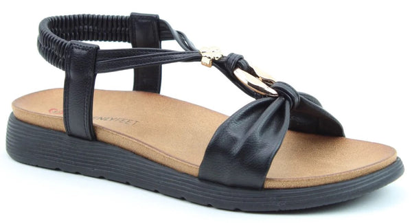 Heavenly Feet Campari 2 Womens Slip On Sandal – Robin Elt Shoes