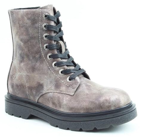 Heavenly Feet Justina Marble Print Womens Ankle Boot