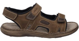 Josef Seibel Vincent 08 Mens Leather Touch-Fastening Sandals