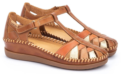 Pikolinos Callie W8K-0705 Womens Leather Touch-Fastening Sandal