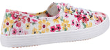 Rocket Dog Chow Chow Margate Floral Womens Lace Up Casual Shoe