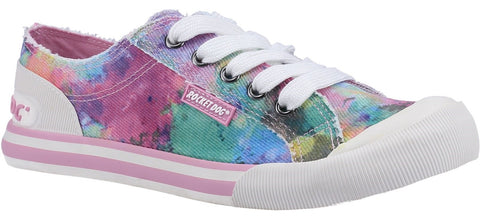 Rocket Dog Jazzin Candy Tie Dye Womens Lace Up Trainer