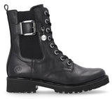 Remonte D8668-00 Womens Leather Lace Up Biker Boot