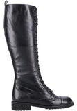 Riva Poppy Womens Leather Lace Up Knee High Boot
