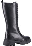 Riva Susie Womens Leather Lace Up Mid-Calf Boot