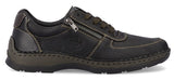Rieker 05330-00 Mens Leather Lace Up Casual Shoe