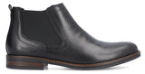 Rieker 10374-00 Mens Leather Wide Fit Ankle Boot